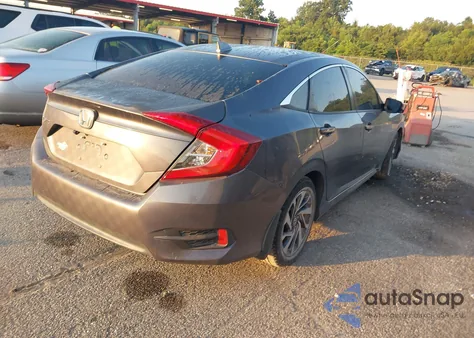 2017 Honda Civic Ex from USA, damaged, VIN 2HGFC2F72HH536636